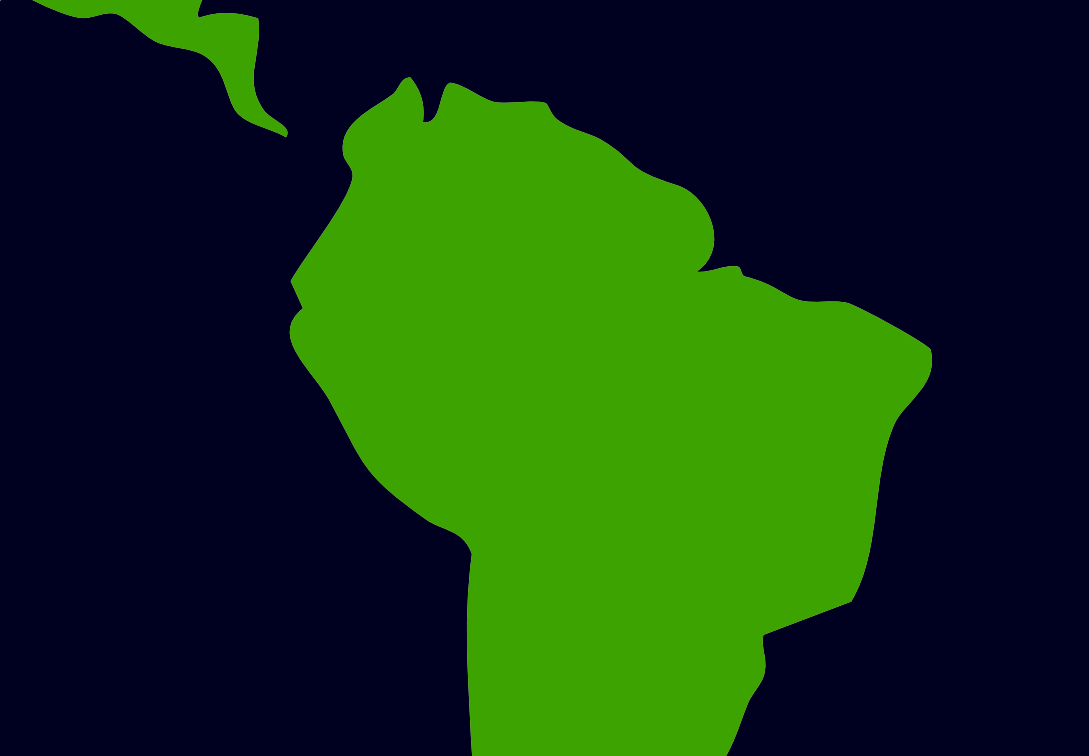 LATAM region map