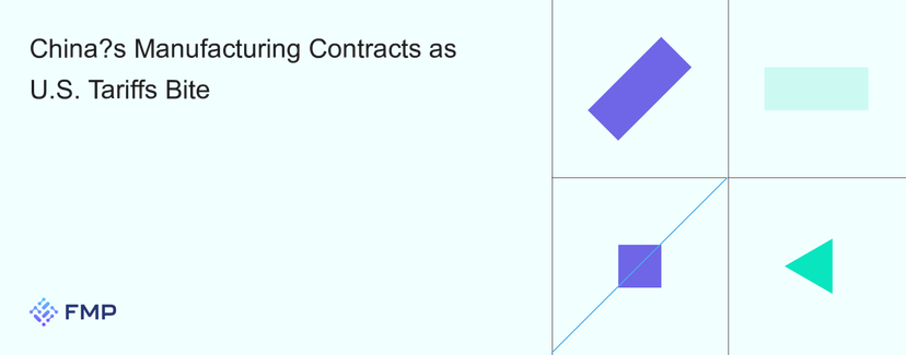 China’s Manufacturing Contracts as U.S. Tariffs Bite