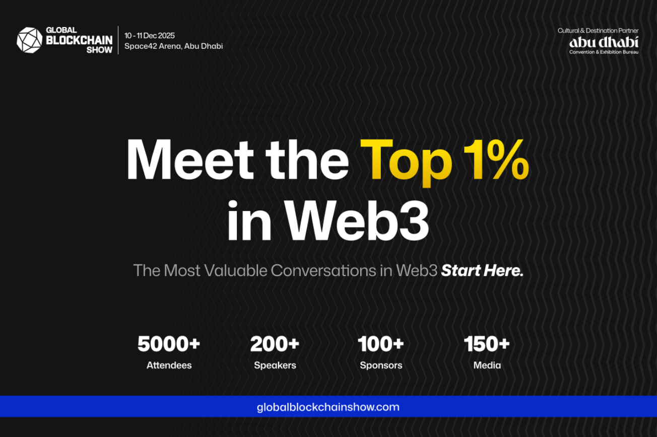 Block your dates for The Global Blockchain Show 2025 hosted by VAP Group in Abu Dhabi