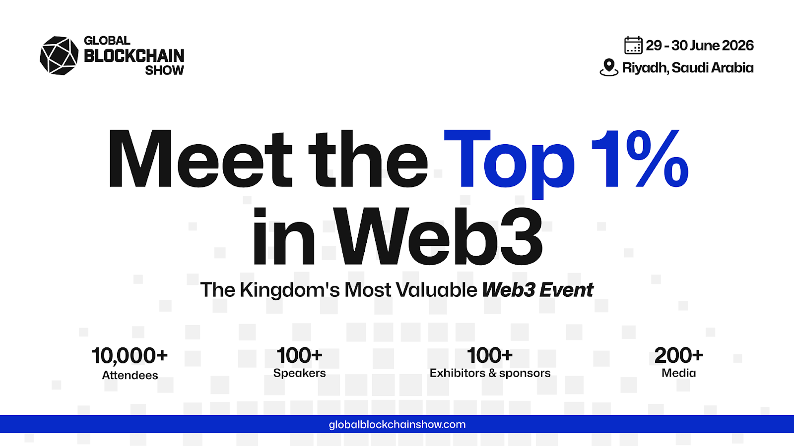 Global Blockchain Show 2026 – Riyadh